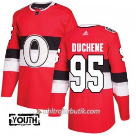 Barn Ishockey Ottawa Senators Tröja Matt Duchene 95 Adidas 2017-2018 Röd Classic Authentic